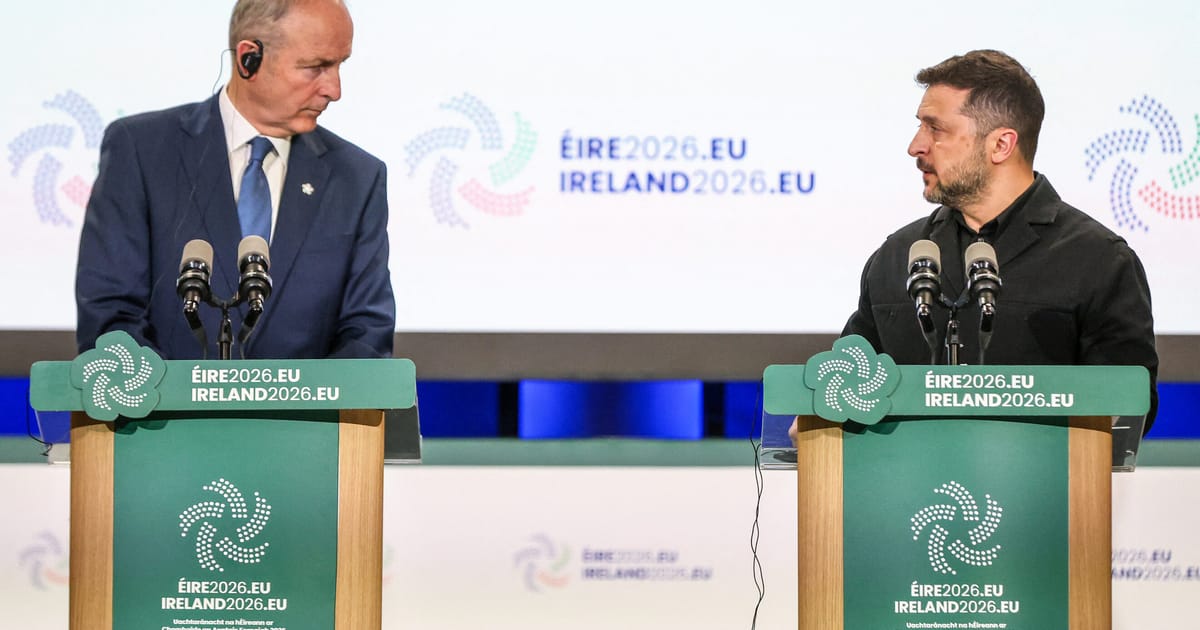 Zelensky Cuts Short Ireland Visit
