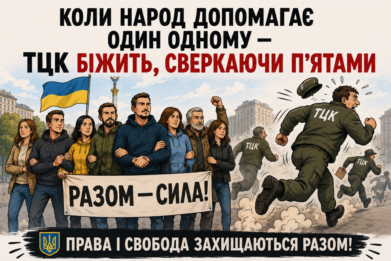 ТЦК боїться, коли люди захищають свої права та свободу