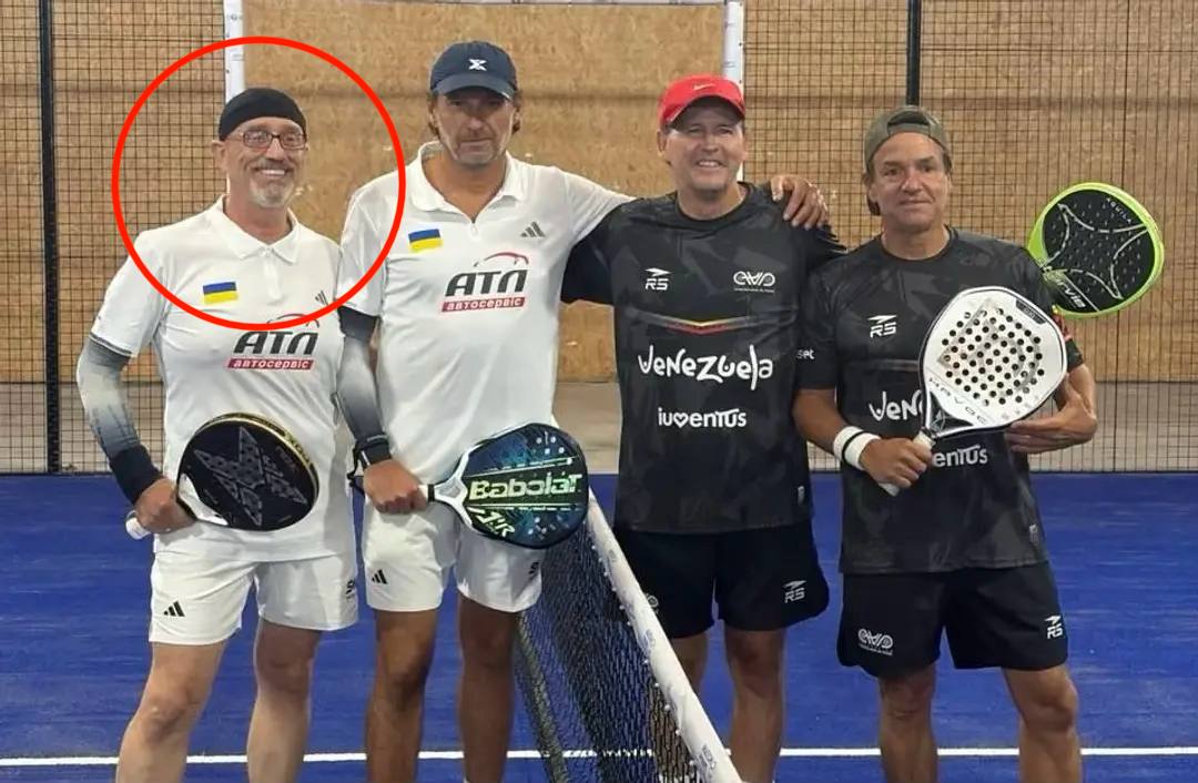 Former Defense Minister Reznikov presents Ukraine's padel team at FIP Senior World Cup