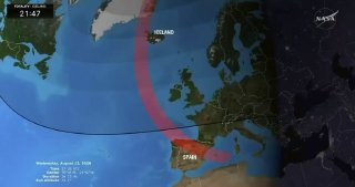 NASA marks Crimea as part of Russia on map during eclipse broadcast