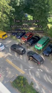 У Тернополі співробітники ТЦК заблокували автомобіль і застосували силу до жінки