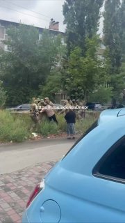 Forceful clash in Dnipro: group of people harshly treats a man