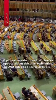 Israeli delegation recorded who left UN hall during Netanyahu's speech