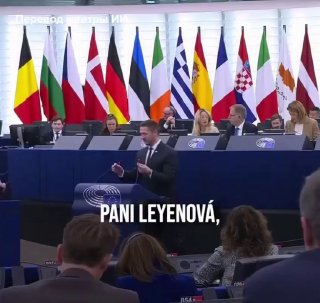 Фон дер Ляйєн покинула засідання Європарламенту після критики словацького депутата